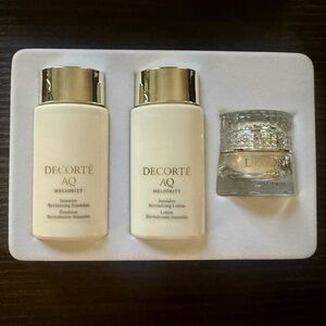 Decorté AQ Meliority 3 Pc Sample Set New Unopened Lotion Emulsion Cream